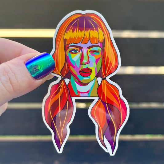 Pigtails Sticker