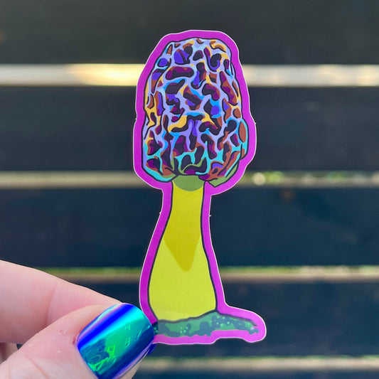 Morel Sticker