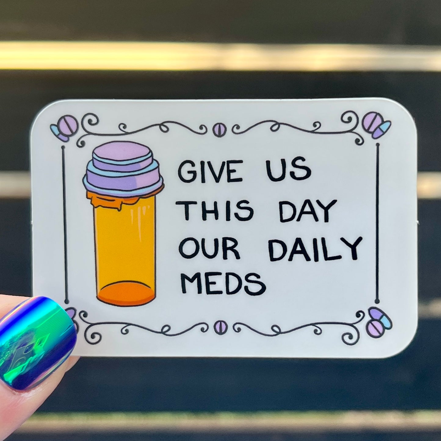 "Give Us This Day..." Sticker