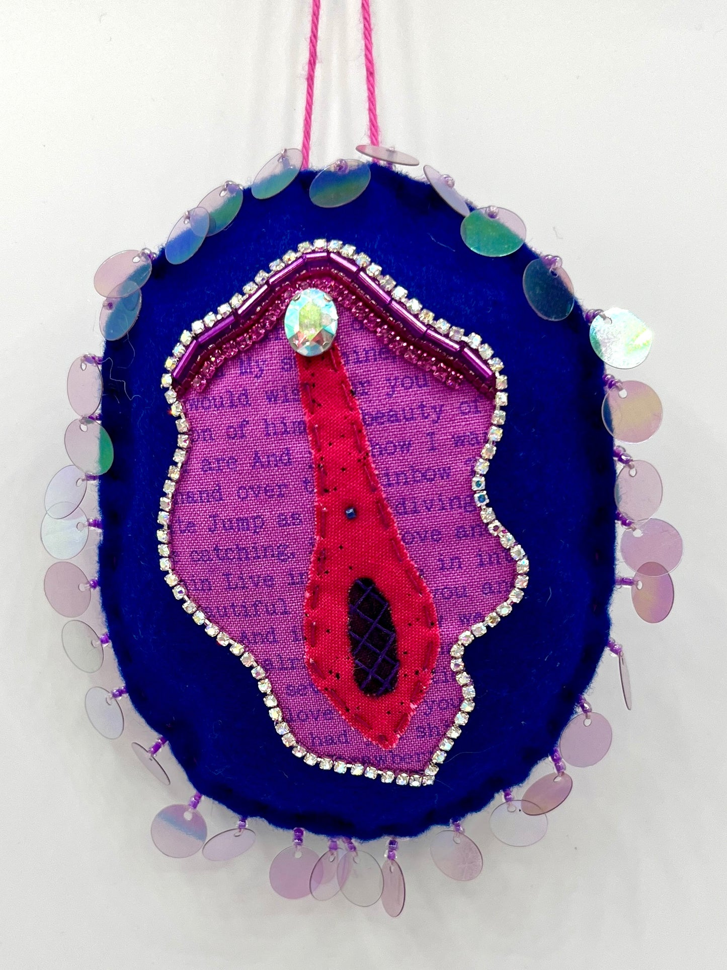 Slanted Sequined Sally Vulvart