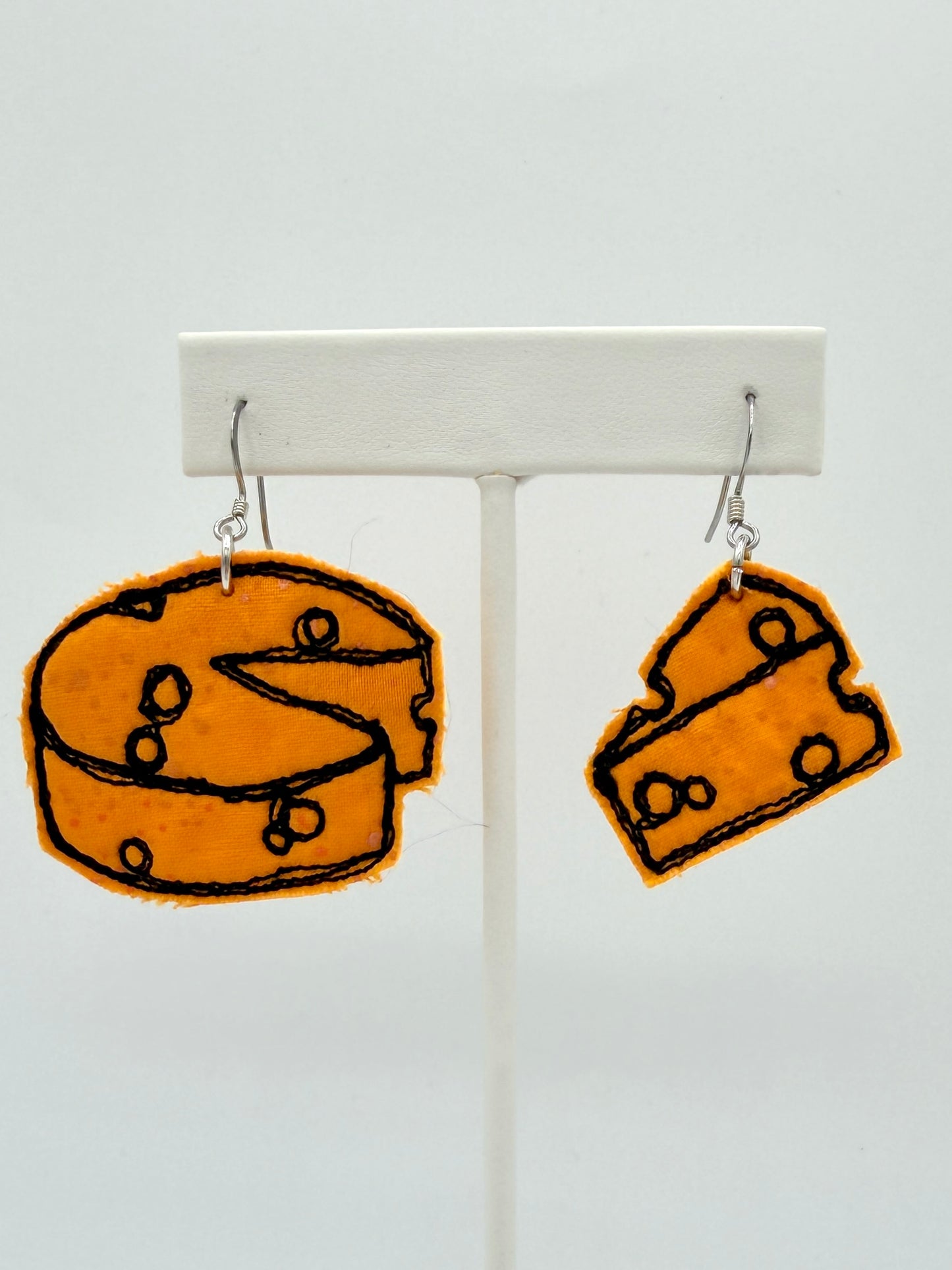 Cheese Fabric Earrings