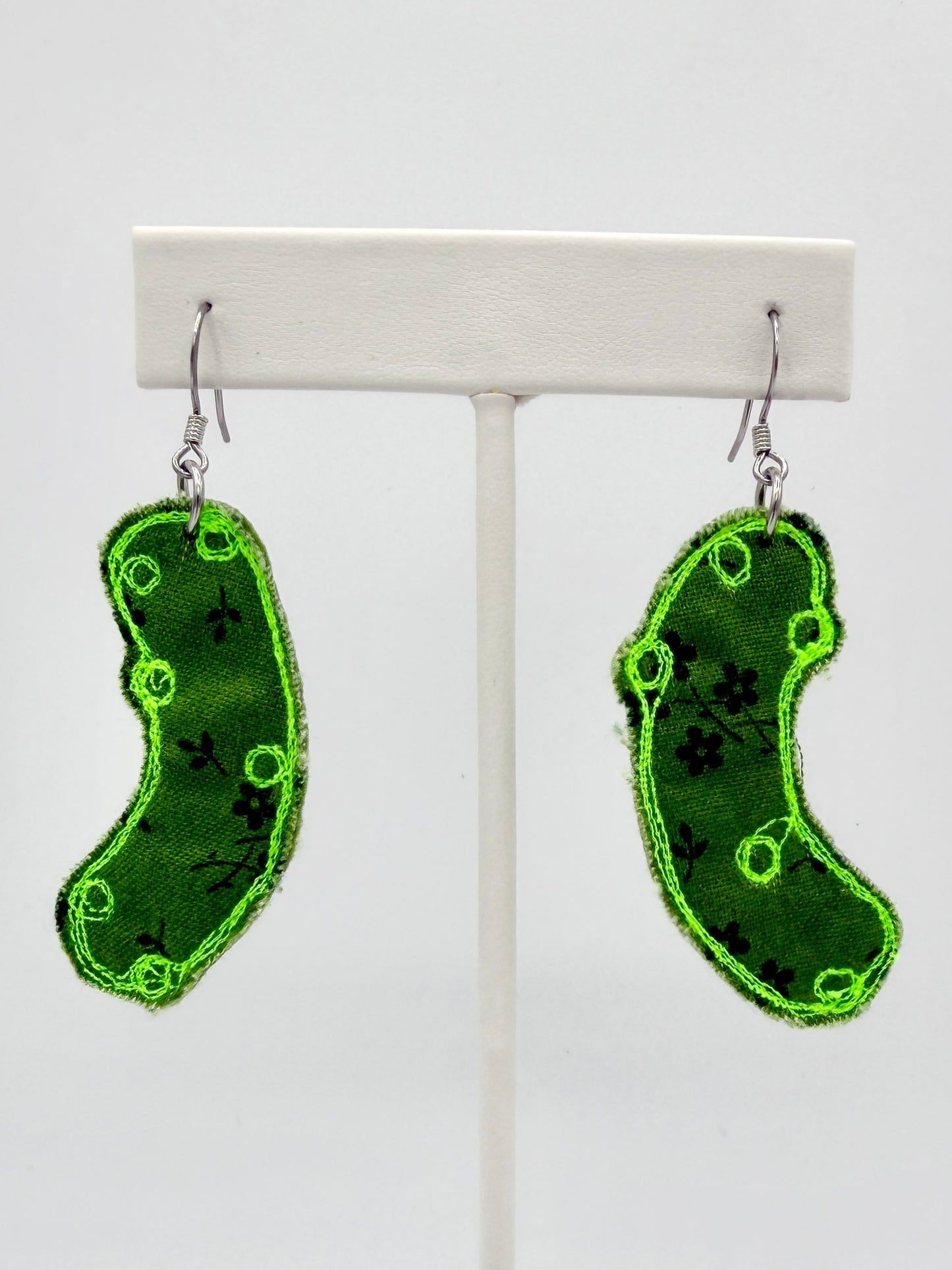 Pickle Fabric Earrings