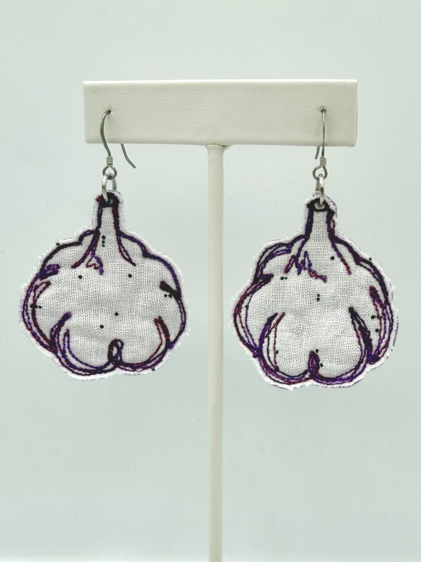 Garlic Fabric Earrings