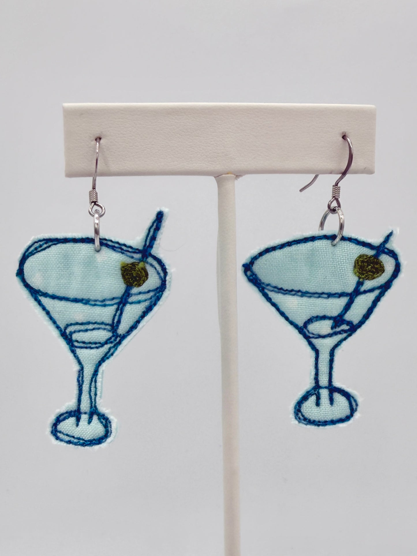 Dirty Martini Fabric Earrings