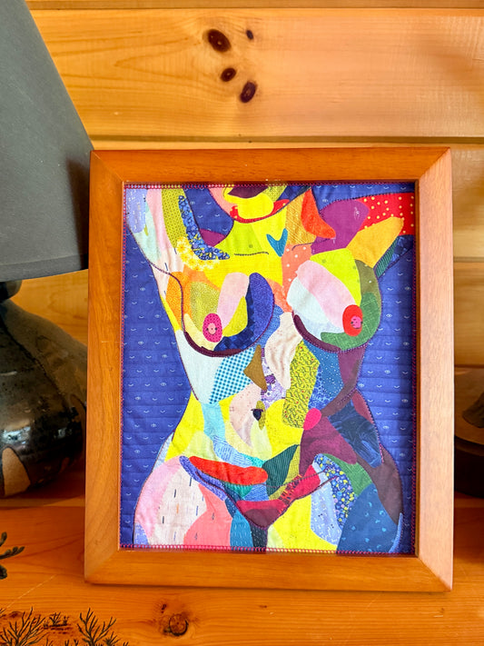 That Curvy Girl - 8"x10" Fabric Art Print