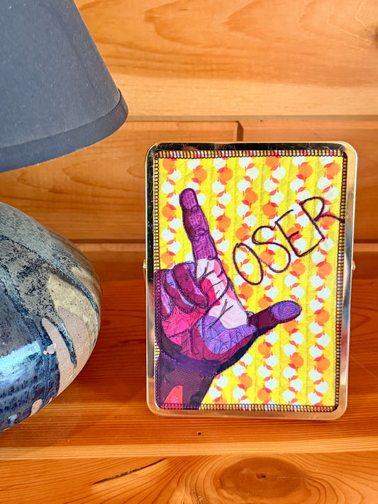 Loser - 5"x7" Fabric Art Print