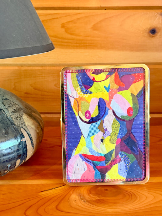 That Curvy Girl - 5"x7" Fabric Art Print
