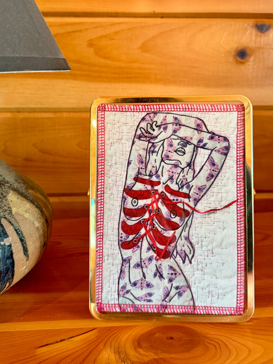 Ribs - 5"x7" Fabric Art Print