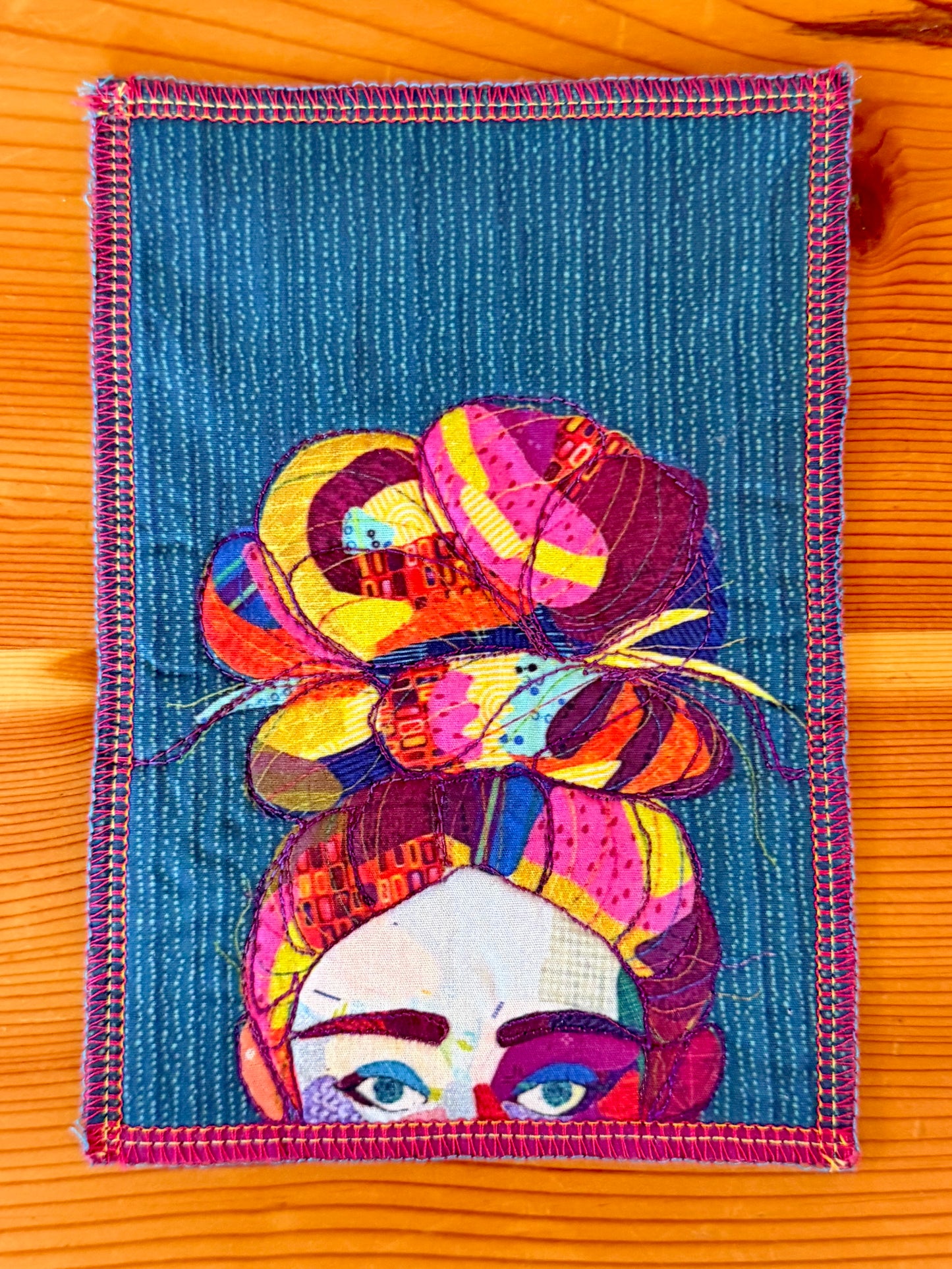 Hair - 5"x7" Fabric Art Print