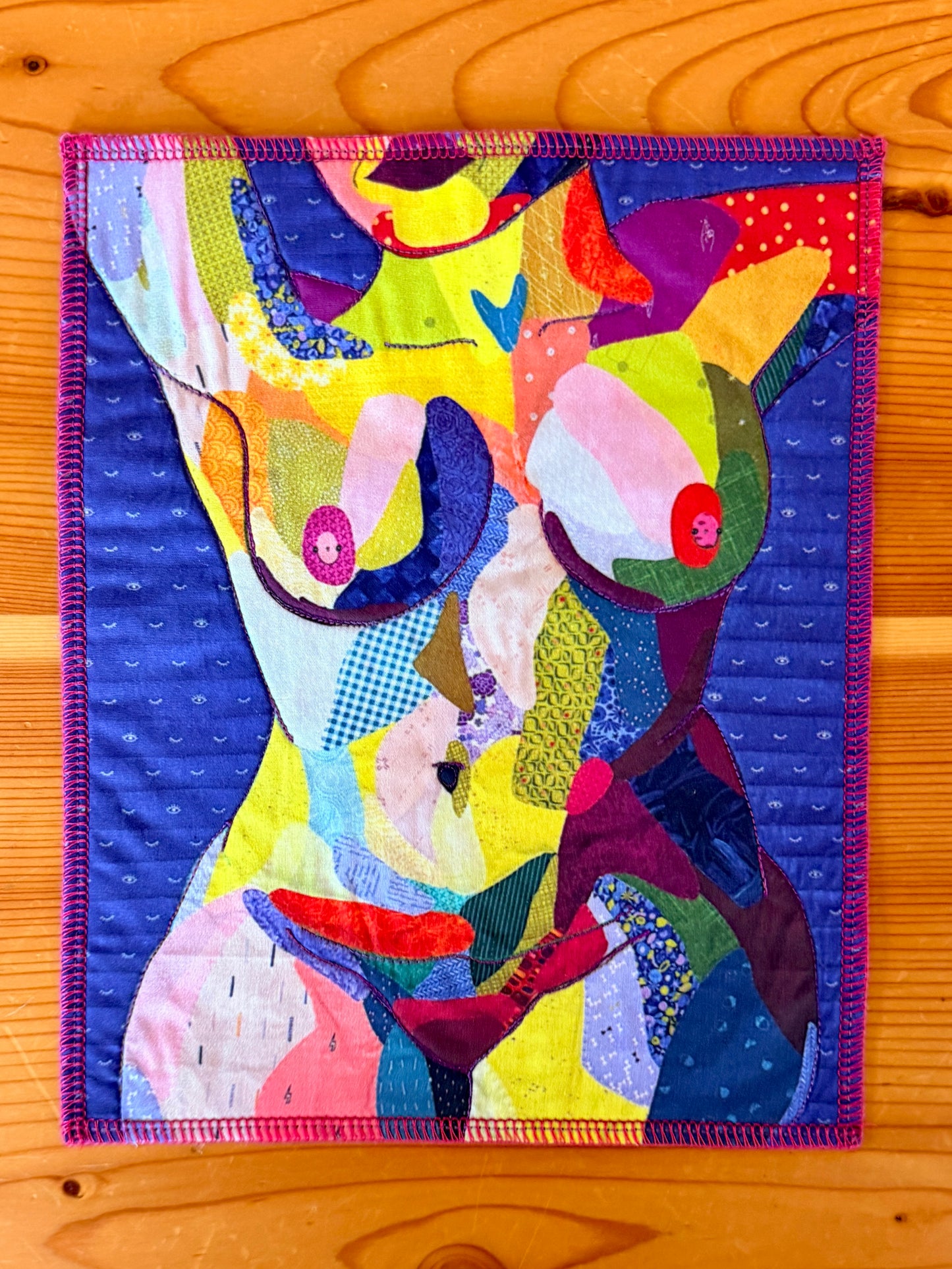 That Curvy Girl - 8"x10" Fabric Art Print