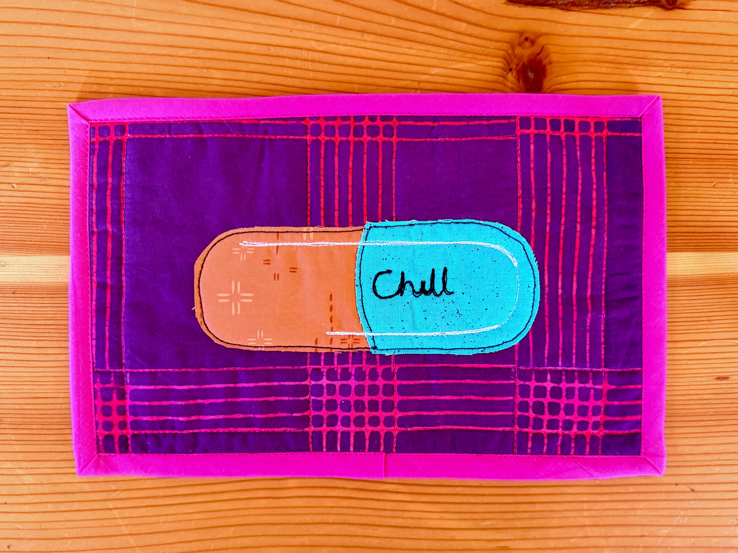 Chill Pill Mug Rug