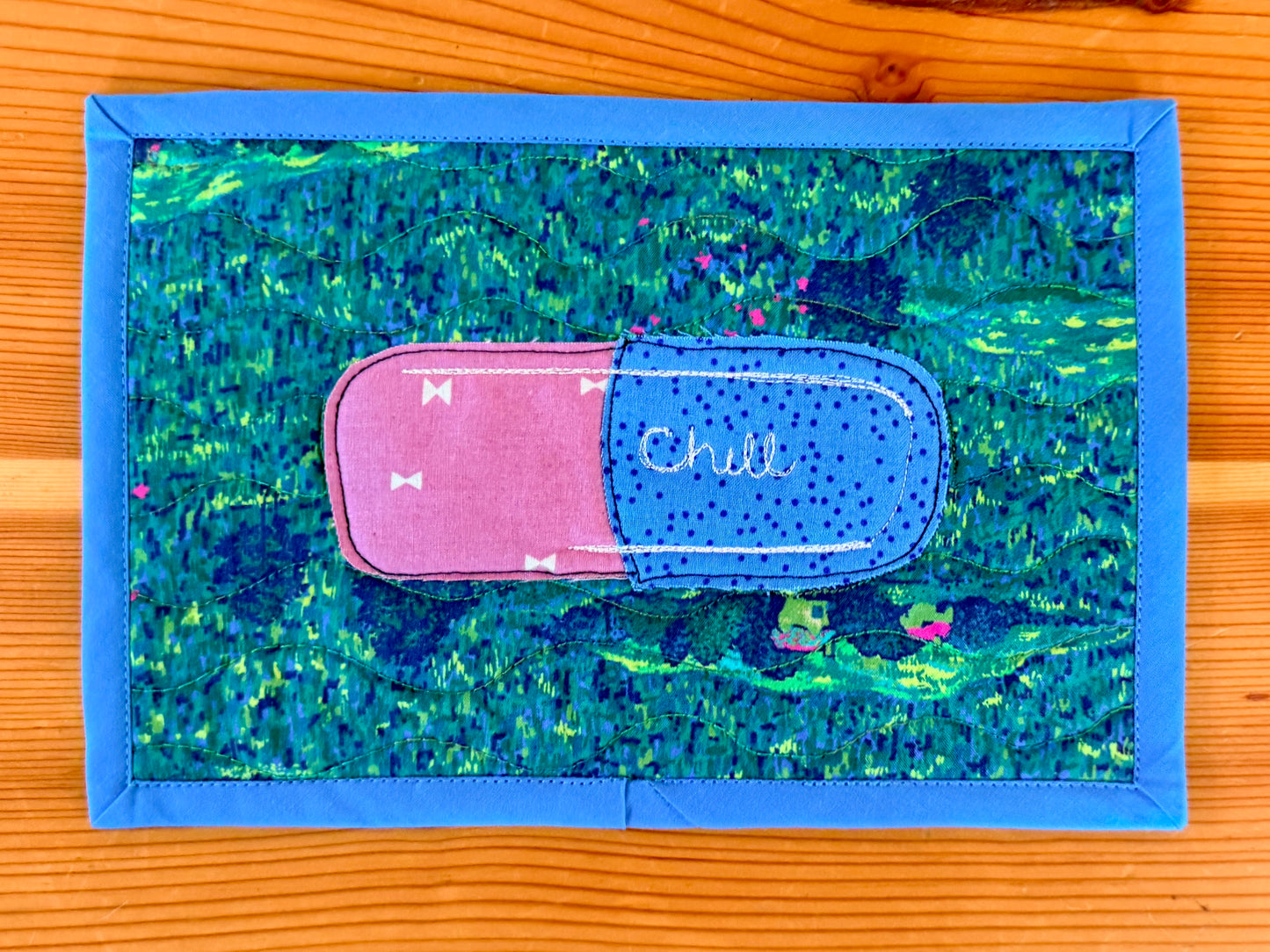 Chill Pill Mug Rug