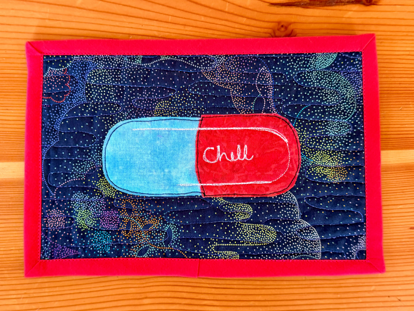 Chill Pill Mug Rug