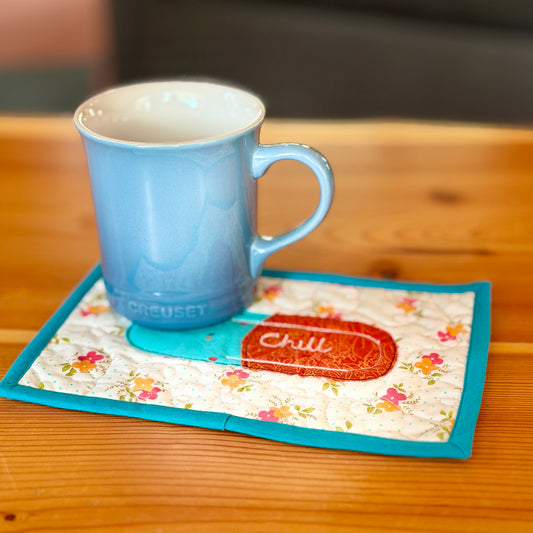 Chill Pill Mug Rug