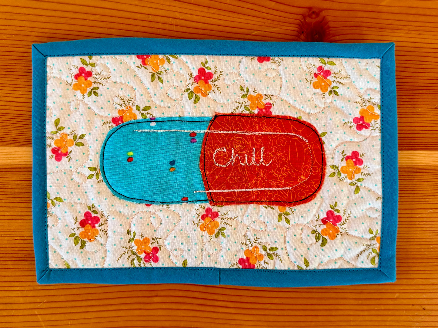 Chill Pill Mug Rug