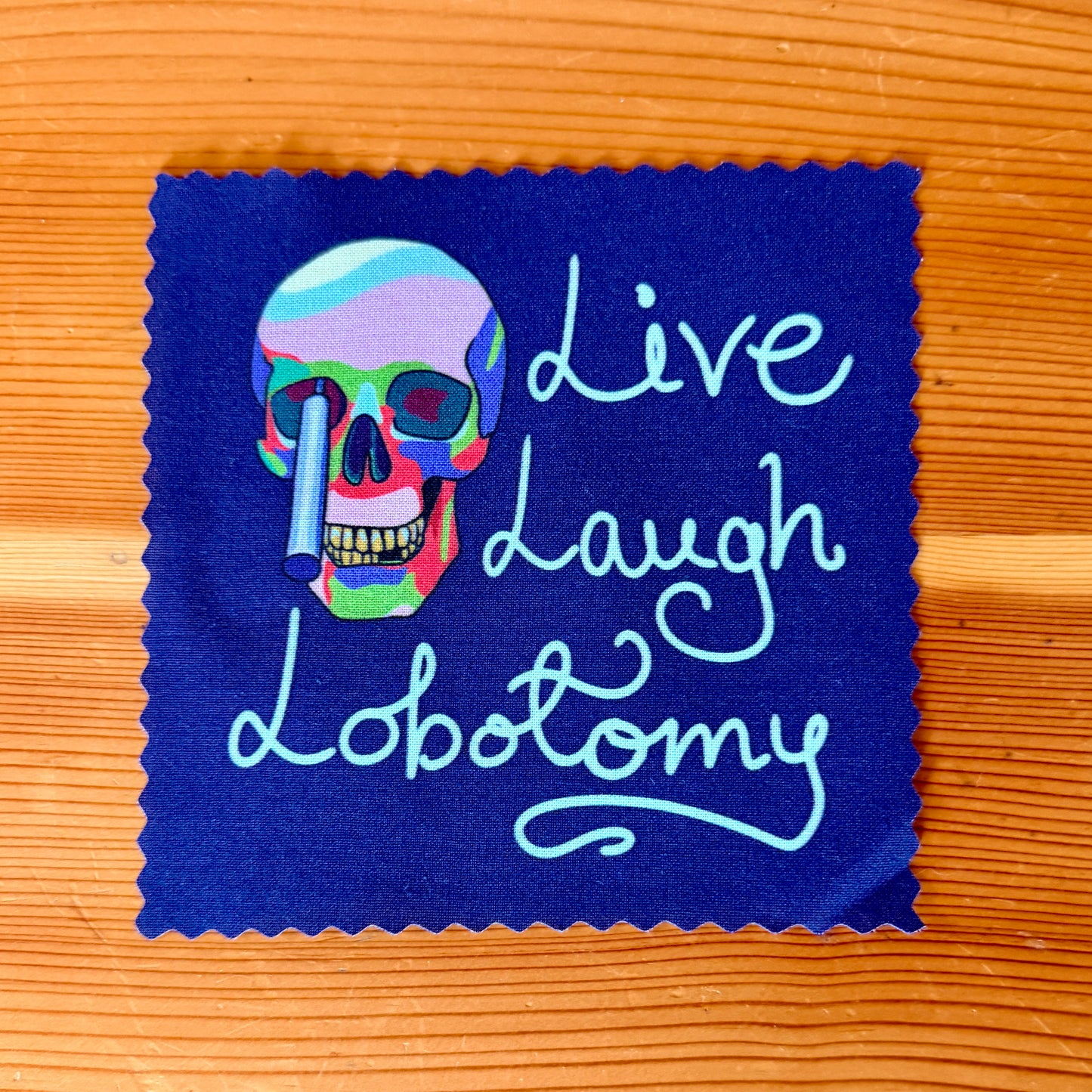 "Live Laugh..." Sew-On Patch