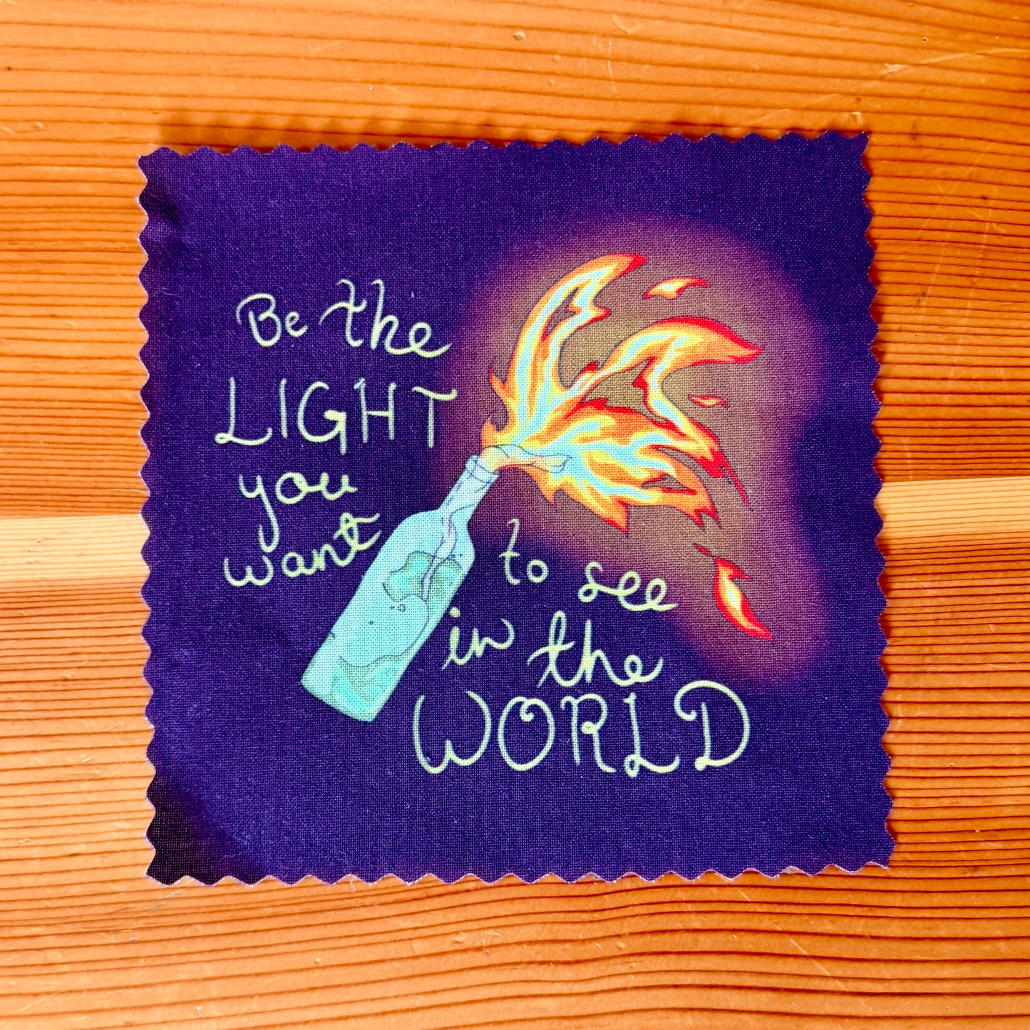 "Be the Light..." Sew-On Patch